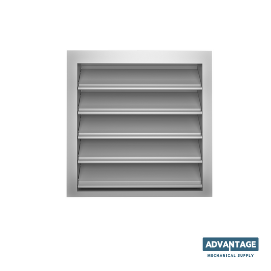 Storm Proof Aluminum Drainable Louver - LD4