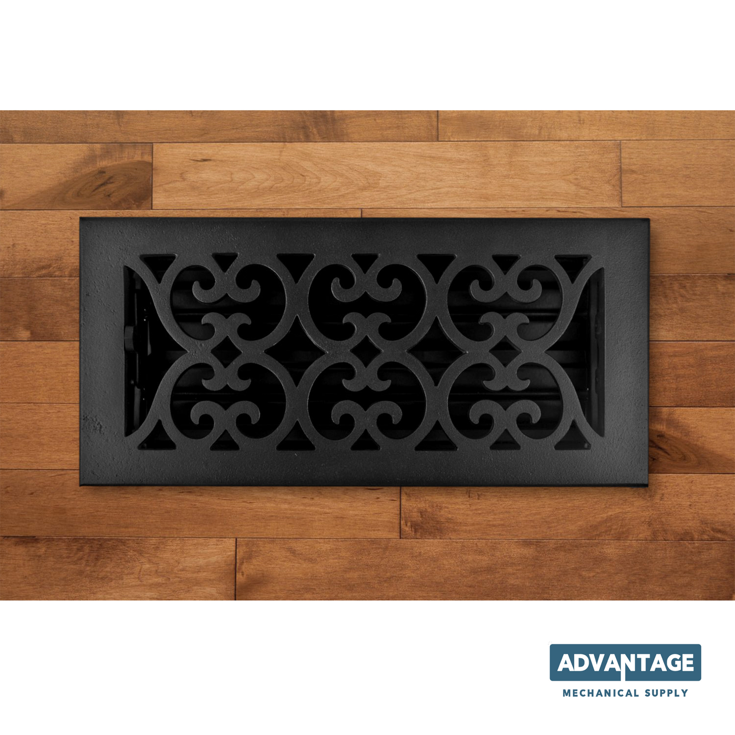 Cast Iron Heirloom Vent Covers - Black