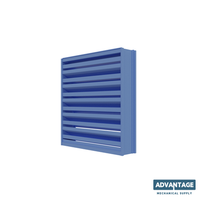 DC-436 / 4” stationary drainable louver