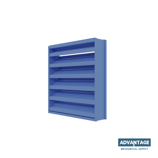 DC-436 / 4” stationary drainable louver