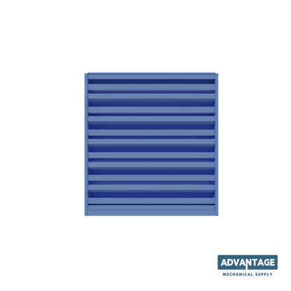 DC-436 / 4” stationary drainable louver