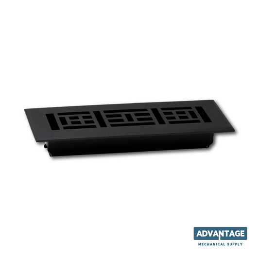 Cubierta de ventilación de aluminio fundido para manualidades y manualidades, color negro
