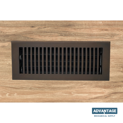 Cast Brass Contemporary Vent Covers - Oil Rubbed Bronze
