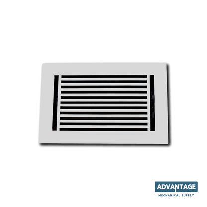 Cast Aluminum Linear Bar Vent Covers - White