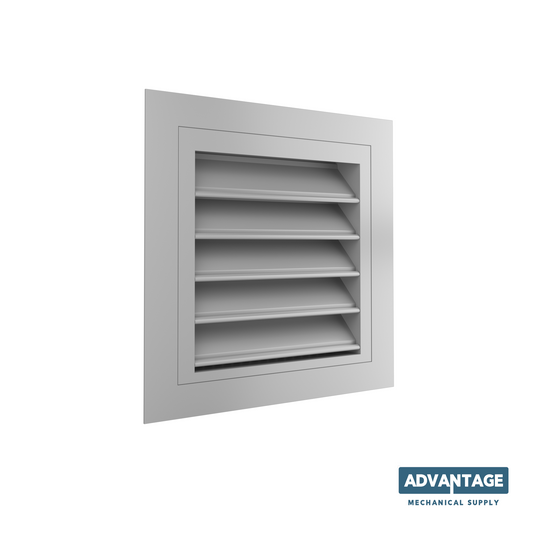 Storm-Proof Aluminum Drainable Louver – LD4