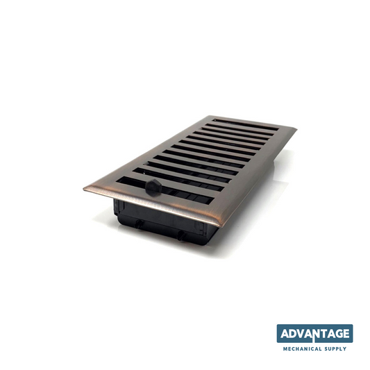 Rejillas de ventilación modernas y elegantes de acero: bronce veneciano