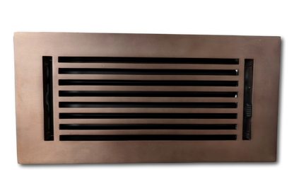 Cubiertas de ventilación de barra lineal de aluminio fundido: bronce frotado con aceite 