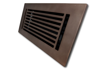 Cubiertas de ventilación de barra lineal de aluminio fundido: bronce frotado con aceite 