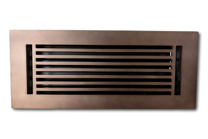 Cubiertas de ventilación de barra lineal de aluminio fundido: bronce frotado con aceite 