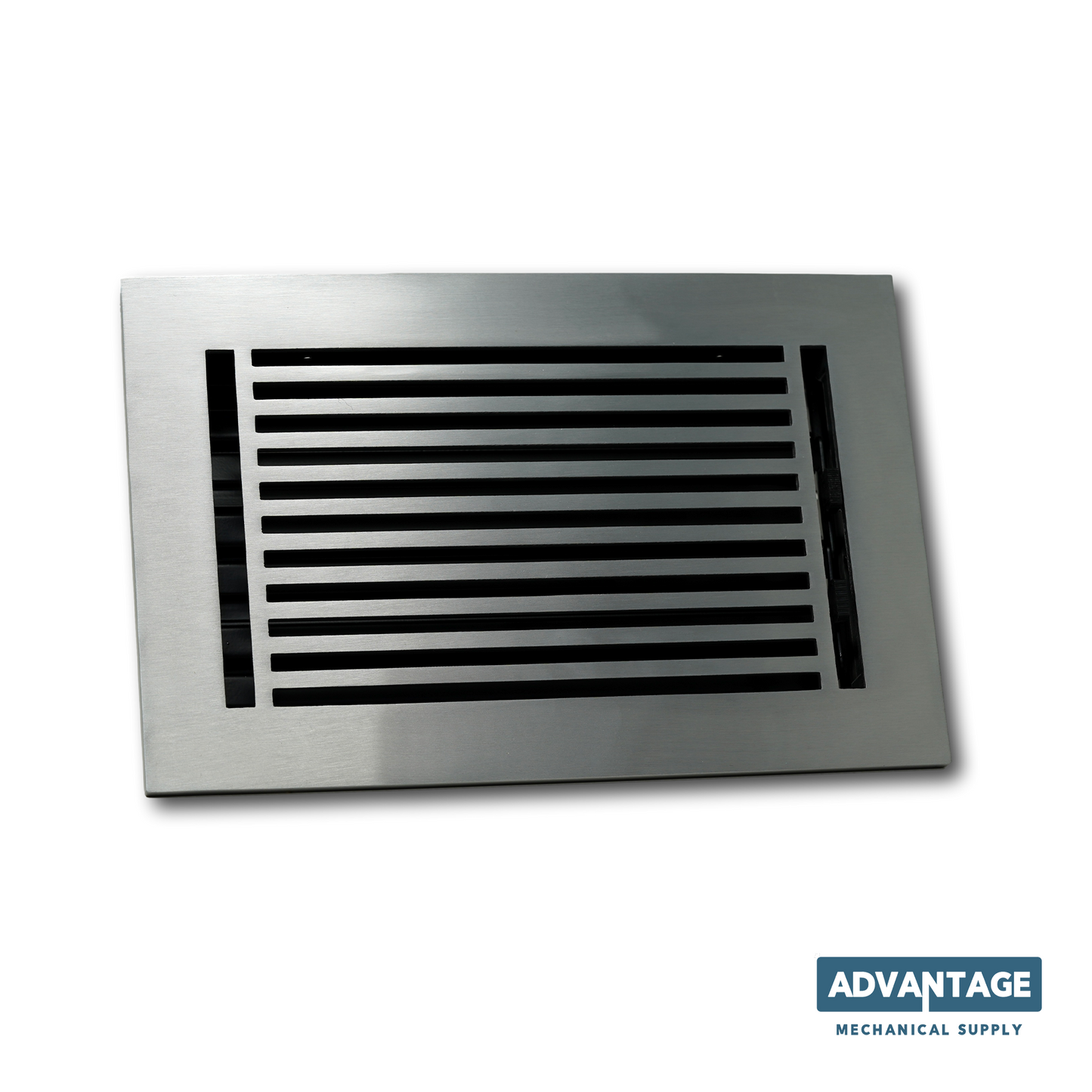 Cast Aluminum Linear Bar Vent Covers - Satin Nickel