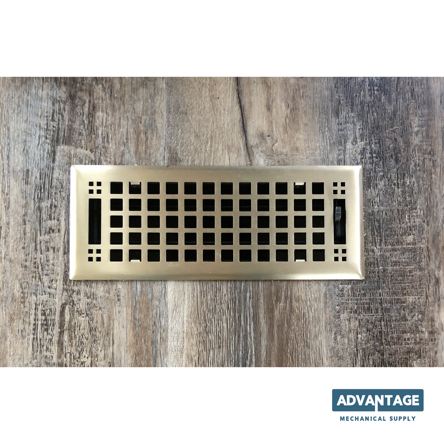 Cubiertas de ventilación de acero artesanal: latón cepillado