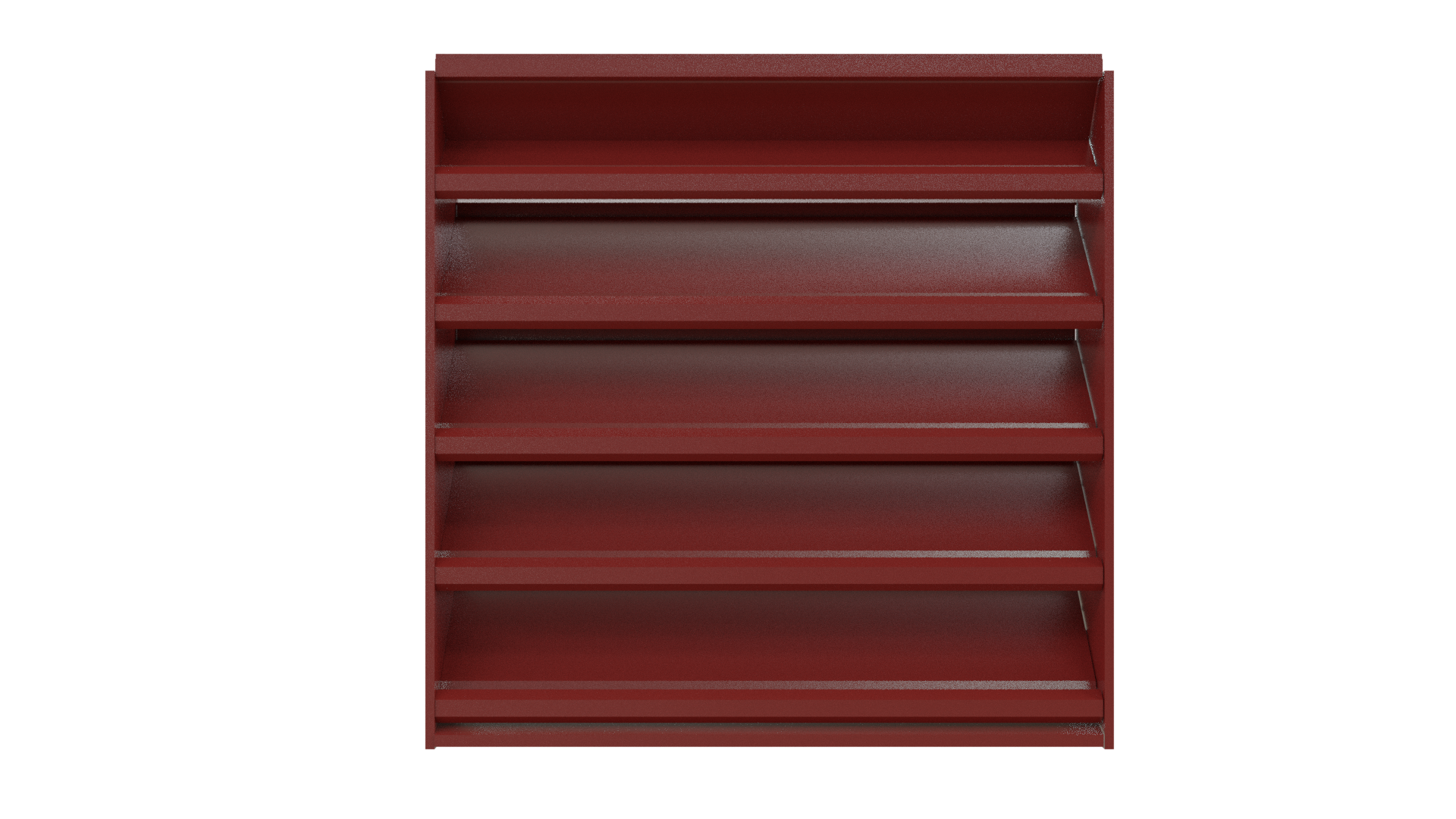 The Aire Technologies 638-SD Stationary Drainable Louver, shown front-on against a plain white background, is available in custom sizes—ideal for those seeking tailored ventilation solutions.