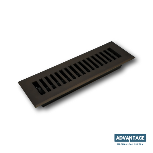 Cast Brass Contemporary Vent Covers - Oil Rubbed Bronze