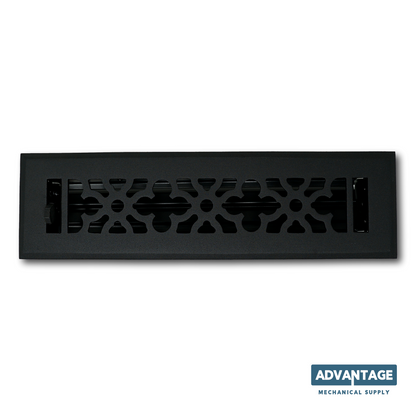 Cast Aluminum Gothic Vent Cover - Black