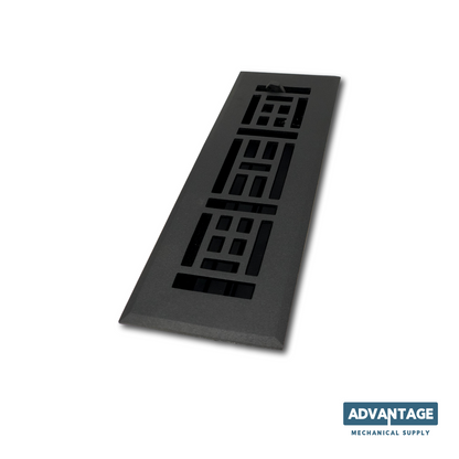 Cubierta de ventilación de aluminio fundido para manualidades y manualidades, color negro