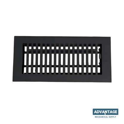 Cast Aluminum Contemporary Vent Covers - Black