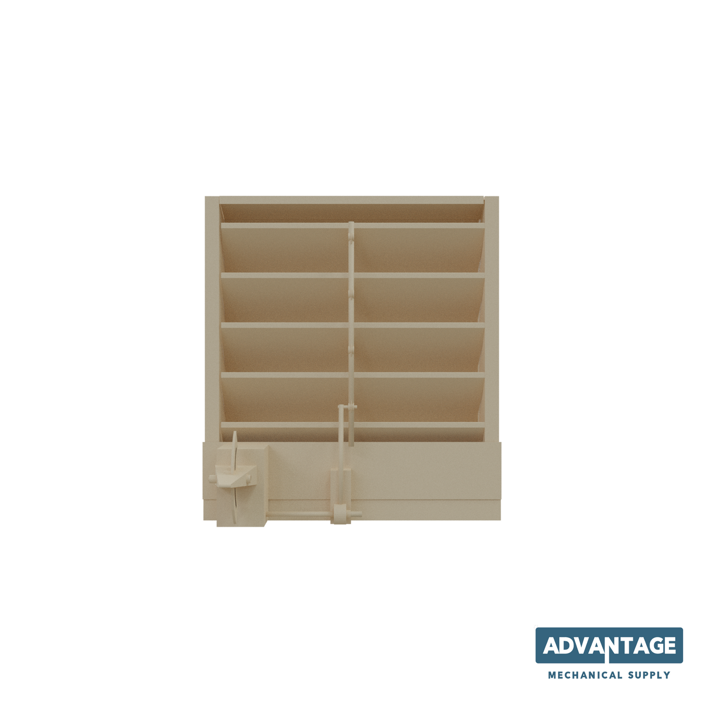 438-CD Combination Drainable and Adjustable Louver