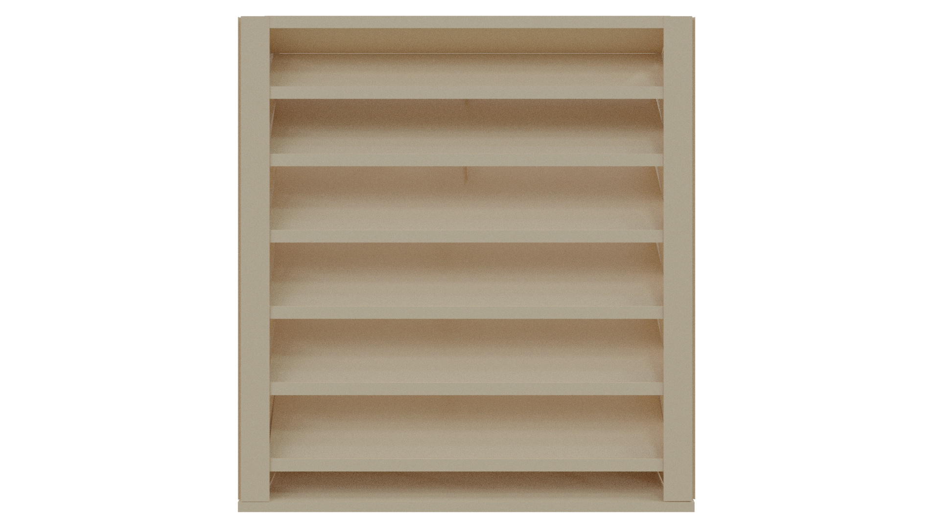 The Aire Technologies 438-CD Combination Drainable and Adjustable Louver is shown front-facing against a plain white background. Custom sizes available to perfectly fit your space.