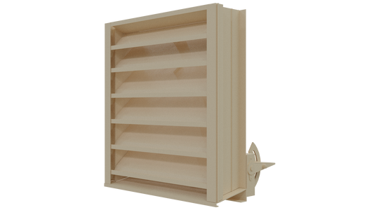 438-CD Combination Drainable and Adjustable Louver