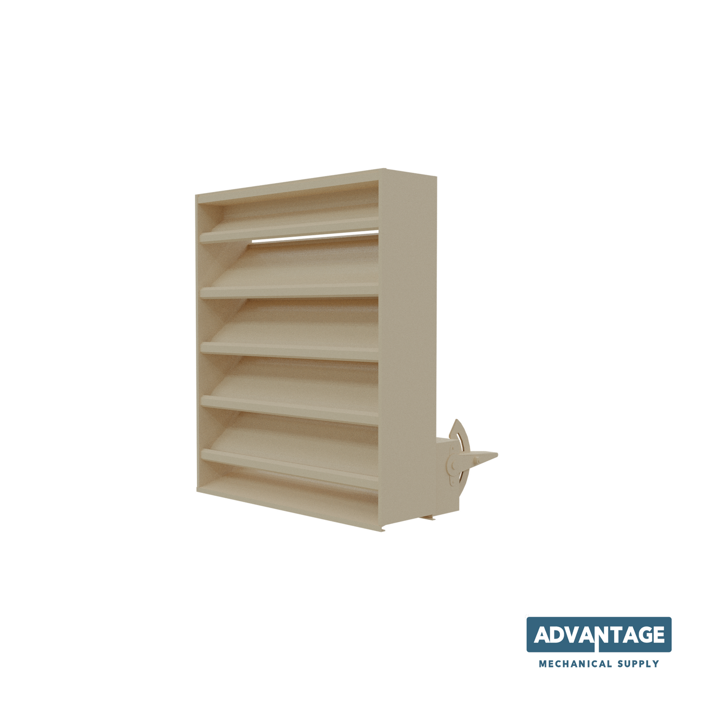 638-CD Combination Drainable and Adjustable Louver