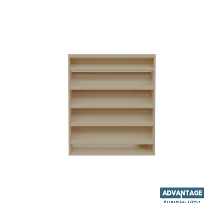 638-CD Combination Drainable and Adjustable Louver