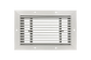 Rejilla de ventilación de aluminio drenable a prueba de tormentas - LD4