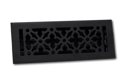 Cast Aluminum Gothic Vent Cover - Black