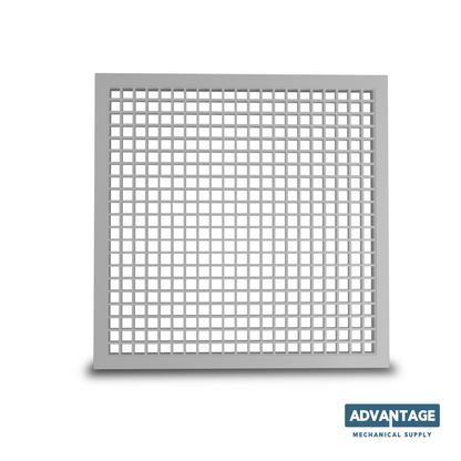 Aluminum Frame, Plastic Eggcrate Return Grille - RCUL