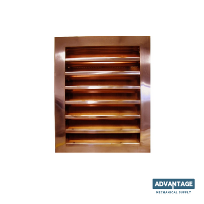 Louvered Gable End Vent