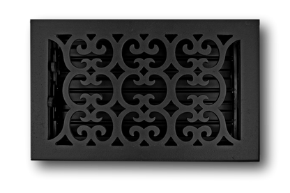 Cast Iron Heirloom Vent Covers - Black