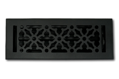 Cast Aluminum Gothic Vent Cover - Black