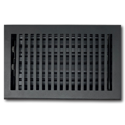 Cast Aluminum Contemporary Vent Covers - Black