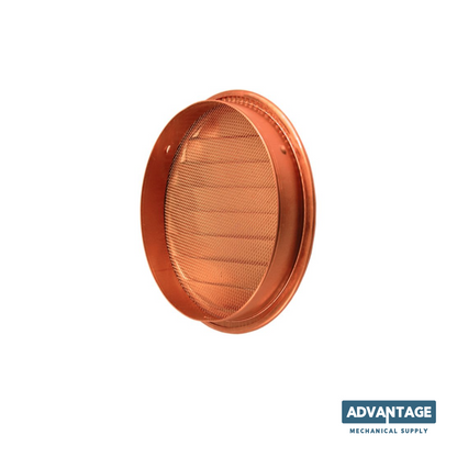 Round Soffit Vent With Screen