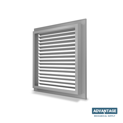 Return Grille with 45° Fixed Blades - RHF