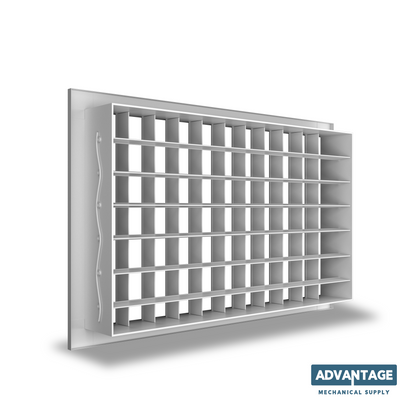 Double deflection High Volume Diffuser Grill - ID2