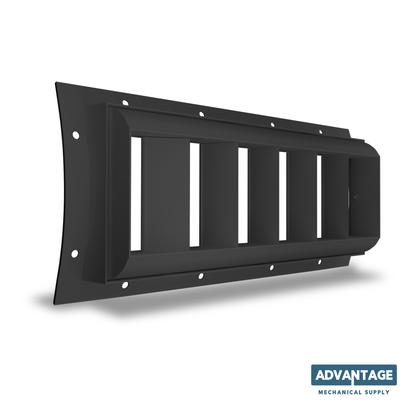 Drum Style High Volume Diffuser Curved Grilles, Direct to Duct - T3RA