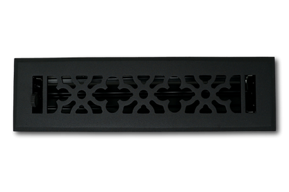 Cast Aluminum Gothic Vent Cover - Black