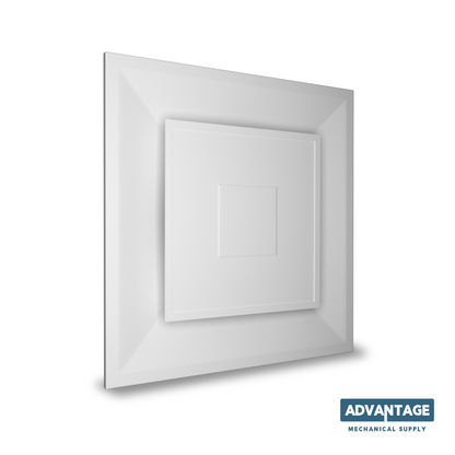 Ceiling Lay-In Plaque Diffuser 12X12 with Insulation - DPL