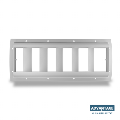 Drum Style High Volume Diffuser Curved Grilles, Direct to Duct - T3RA