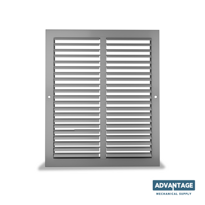 Steel Return 45° Fixed Deflection Grille - R45