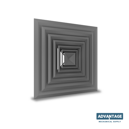 Difusor de acero de 4 vías - D4P