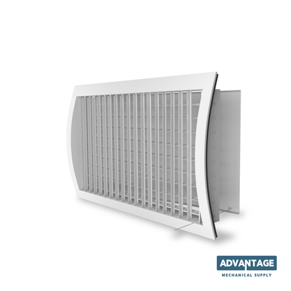 Steel Spiral Supply Curved Grilles, Direct to Duct - IERA