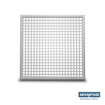 Aluminum Frame, Plastic Eggcrate Return Grille - RCUL