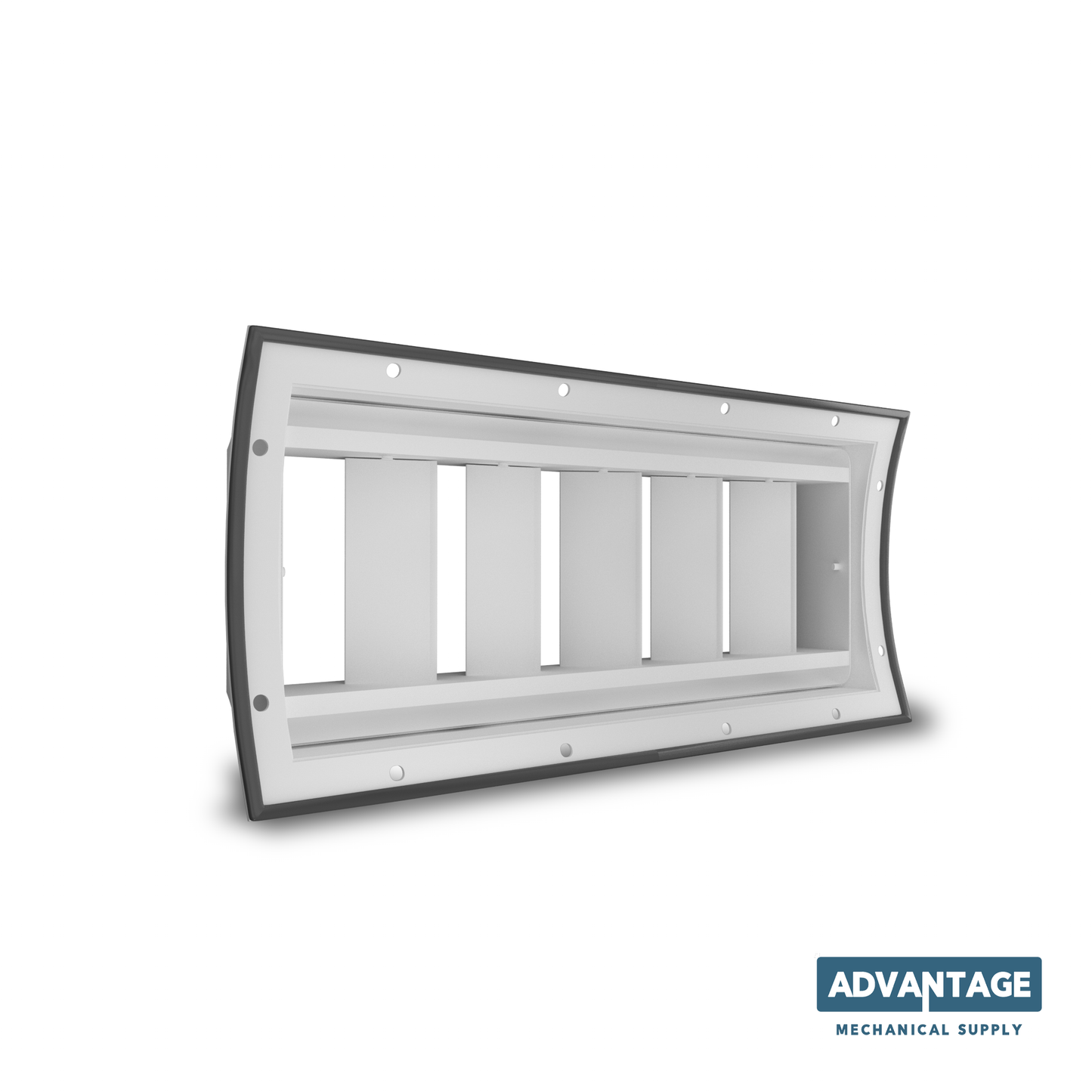 Drum Style High Volume Diffuser Curved Grilles, Direct to Duct - T3RA