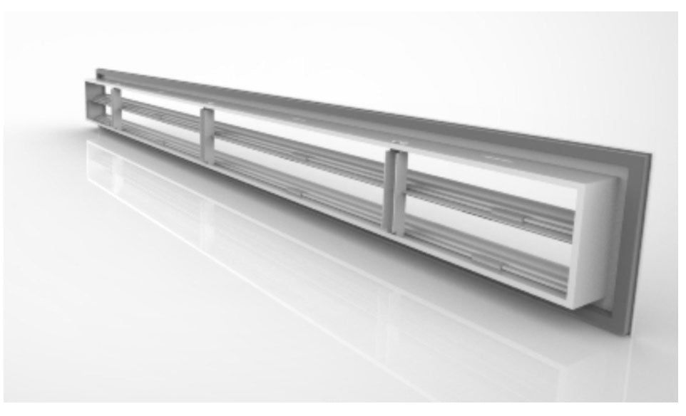 Galvanized Steel Linear Diffuser with 1