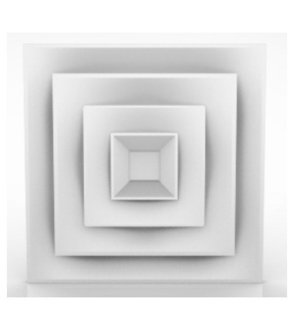 DTA3 - Steel Modular Diffuser with 3 Plates and Insulation – Advantage ...