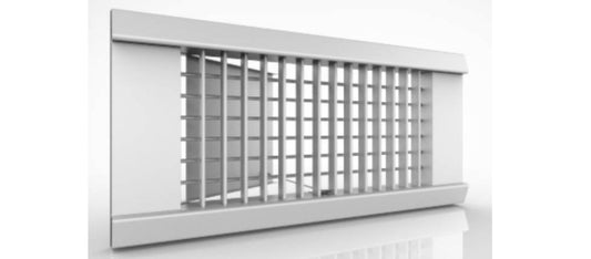 Aluminum ventilation grill - NOVA-F - Systemair - galvanized steel