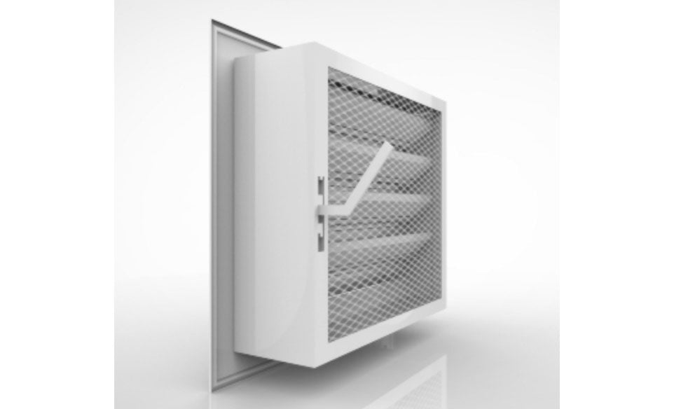 Louver with deflective adjustable blades - LA4A – Advantage Mechanical ...