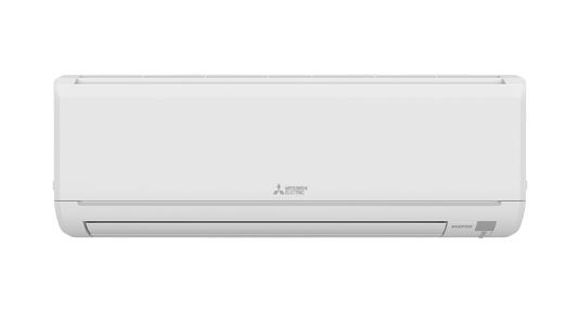 A white Mitsubishi Indoor Wall Mount Air Handler (MSZ-GL) by Mitsubishi is shown on a plain background.