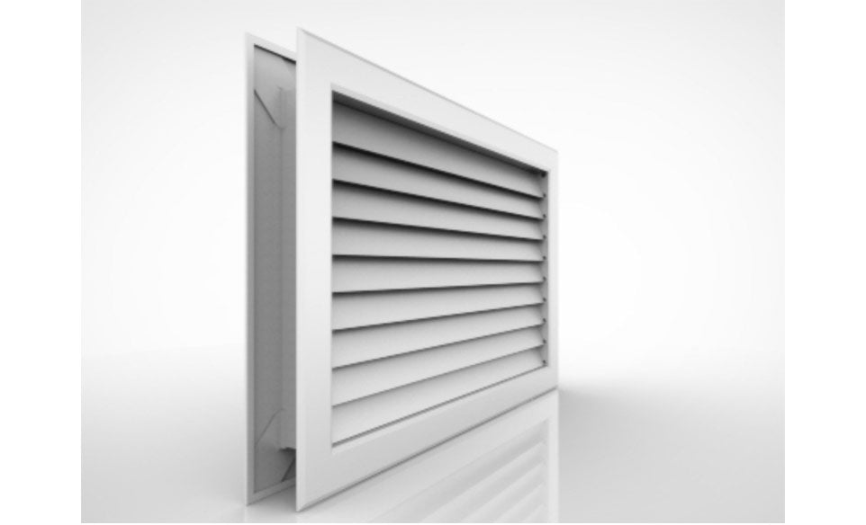 Privacy V-shaped Return Grilles